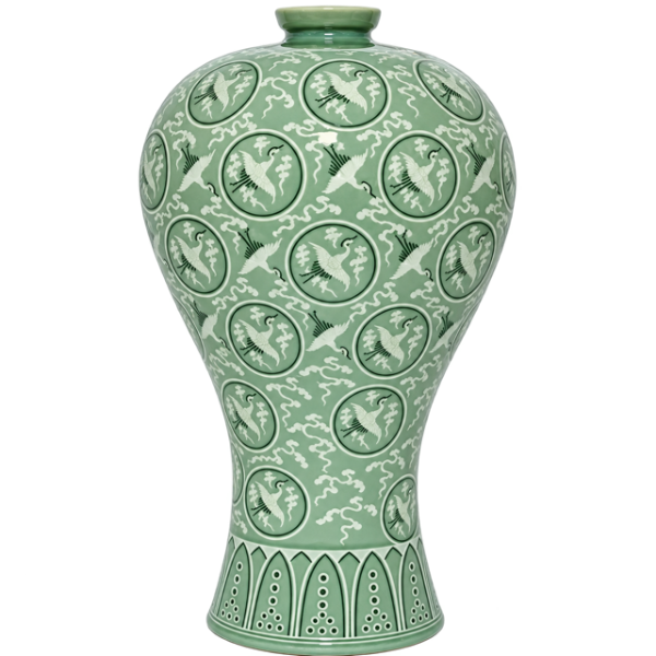 Maebyeong Jar with Cranes