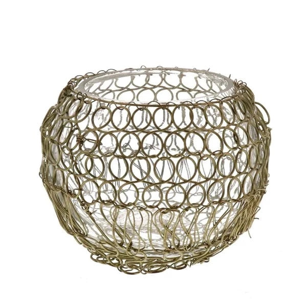 Twisted Wire Votive Holder