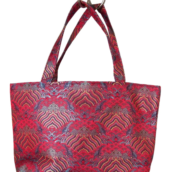 Imperial Silk Damask Tote