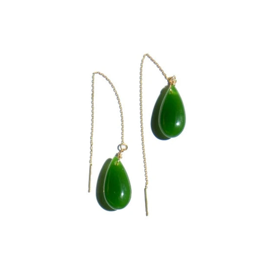 Waterdrop Jade Earrings