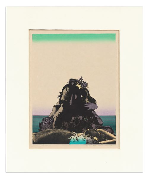 Matted Print Taurus