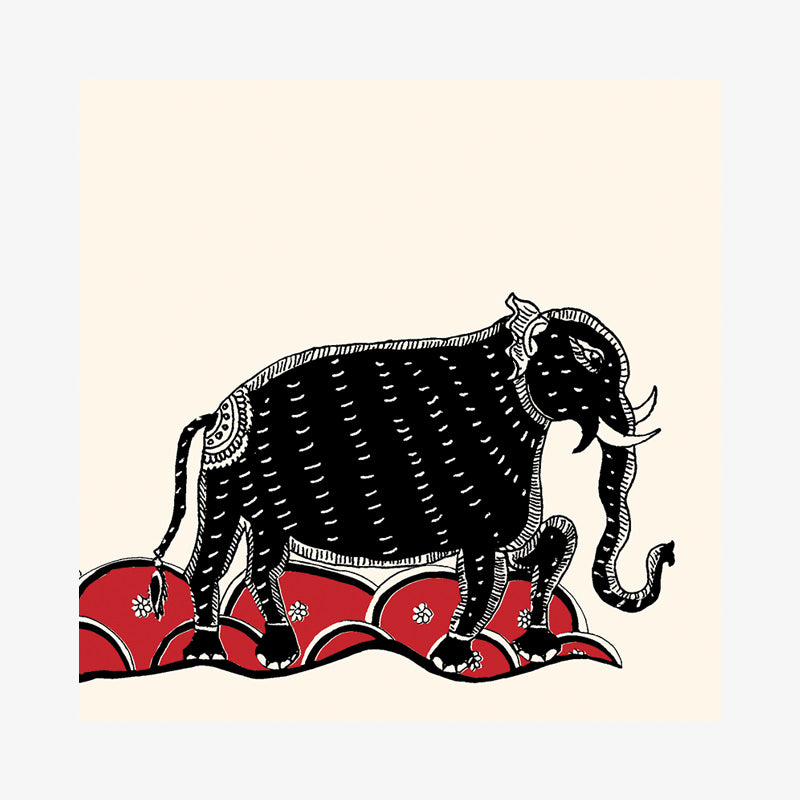 Handmade Elephant Note Cards
