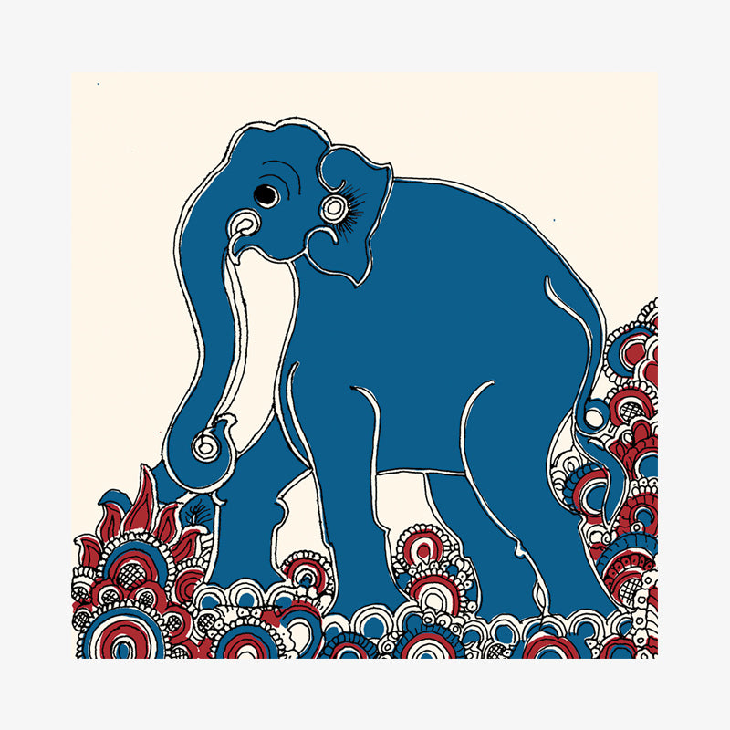 Handmade Elephant Note Cards