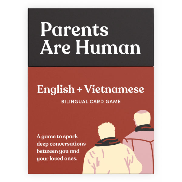Parents Are Human Bilingual Card Game
