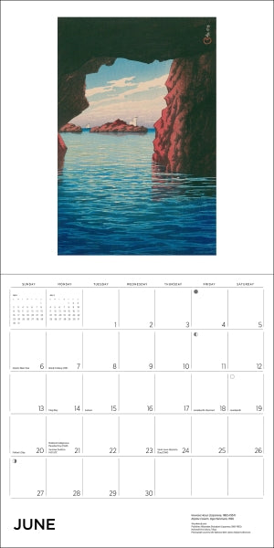 Calendar 2027 Wall Kawase Hasui