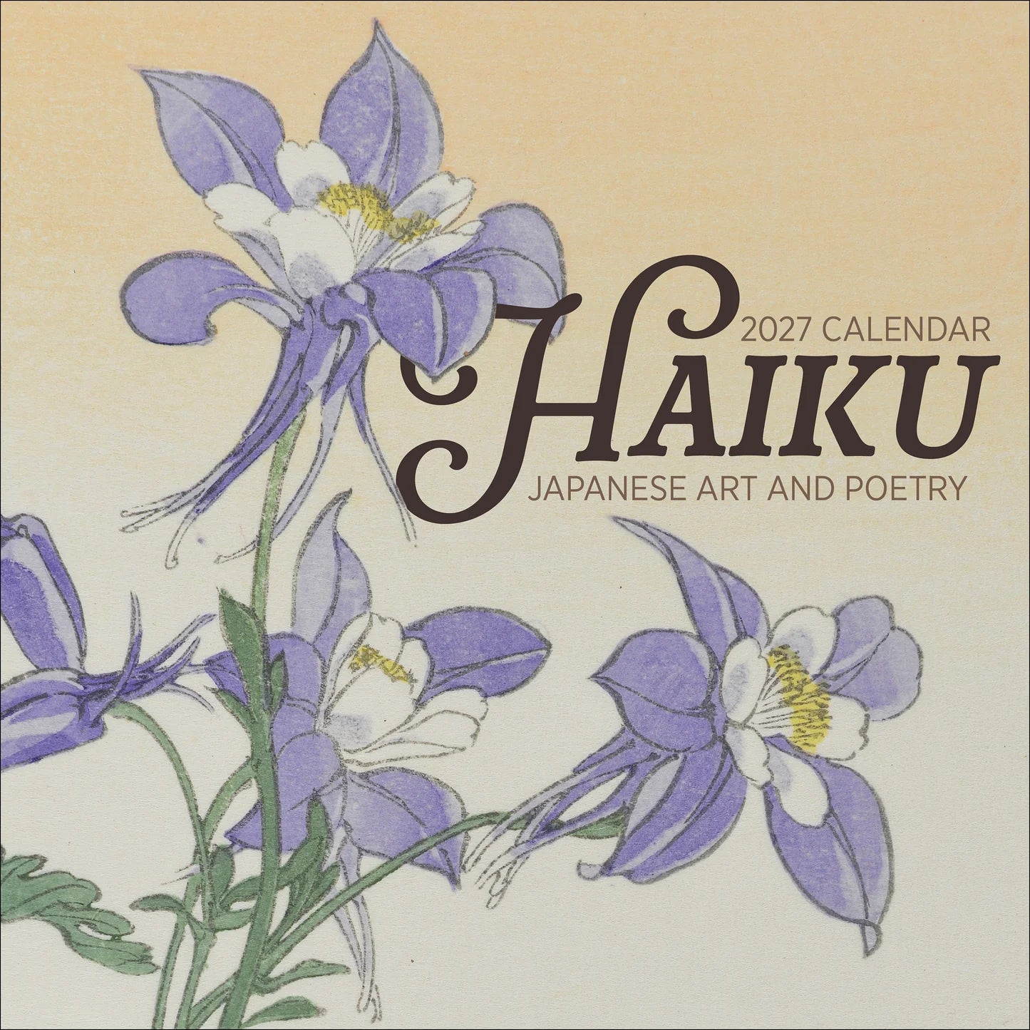 Calendar 2027 Wall Haiku Japanese Art & Poetry
