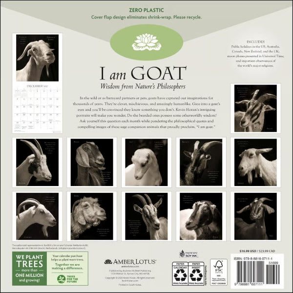 CAL 27 WALL I AM A GOAT