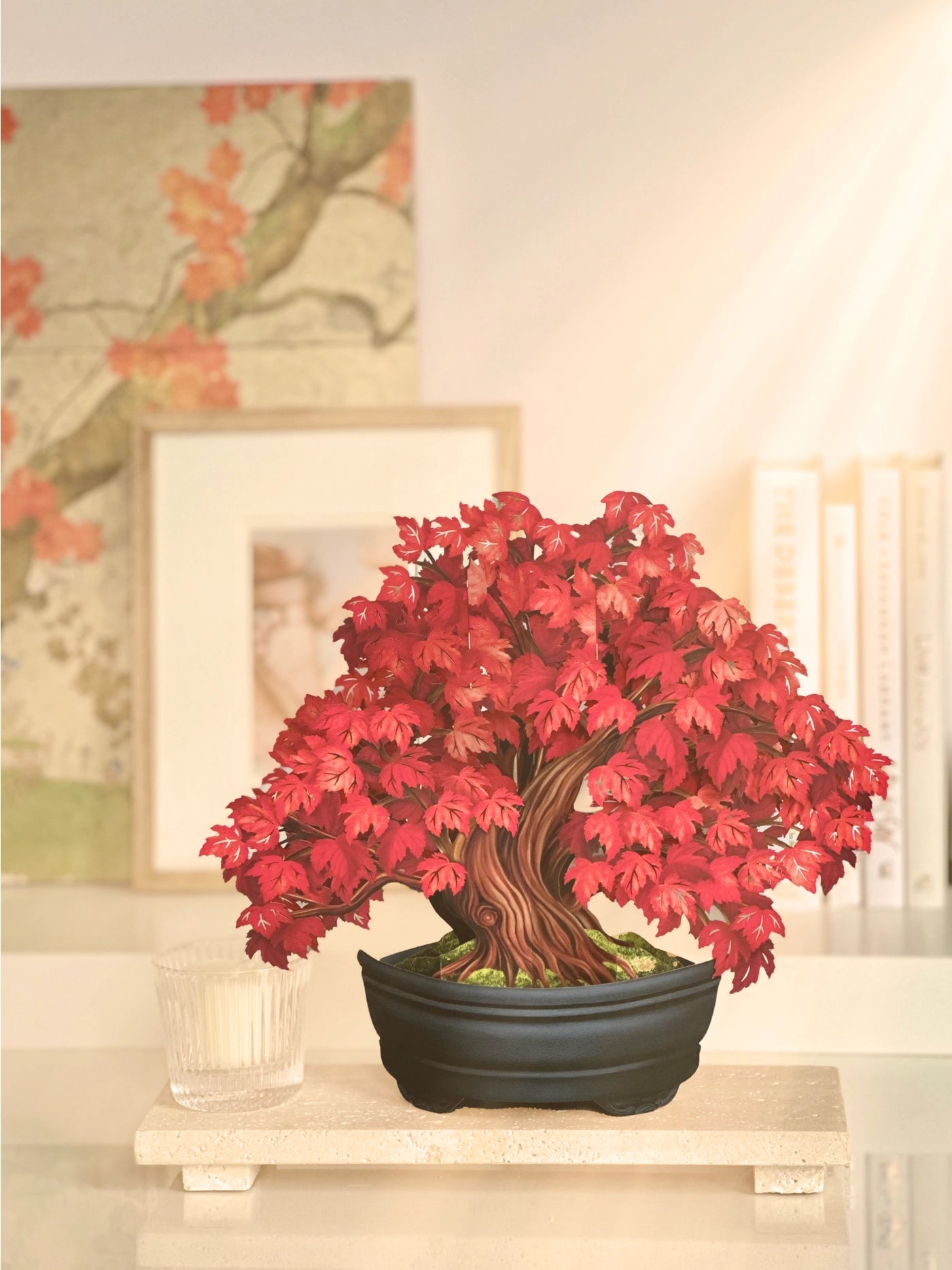 Red Maple Tree Pop-Up Greeting Card