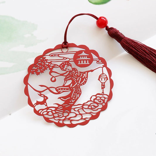 Moon Fairy Metal Bookmark