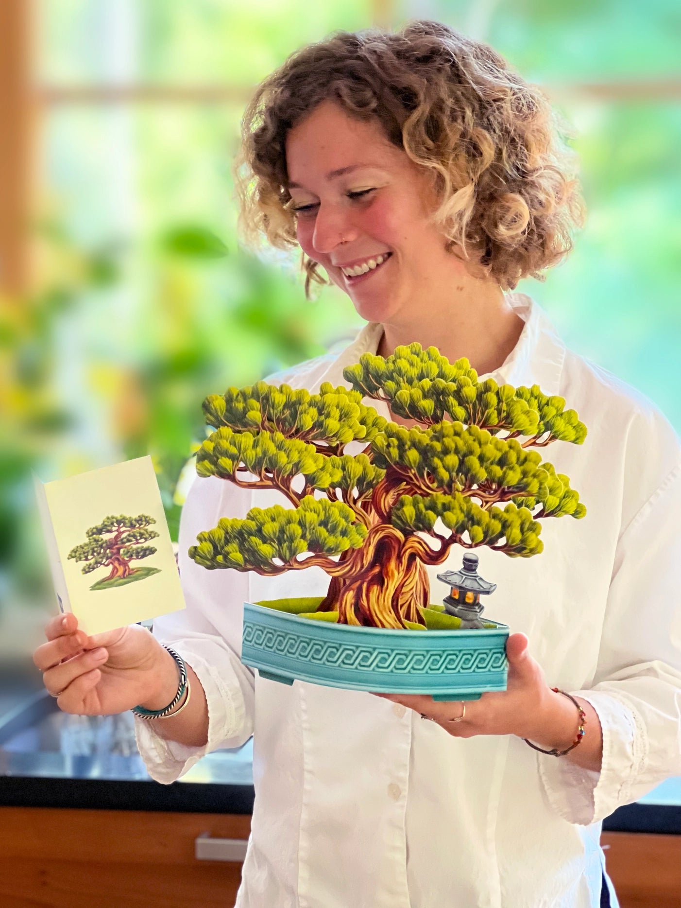 Wisdom Bonsai Pop-Up Greeting Card