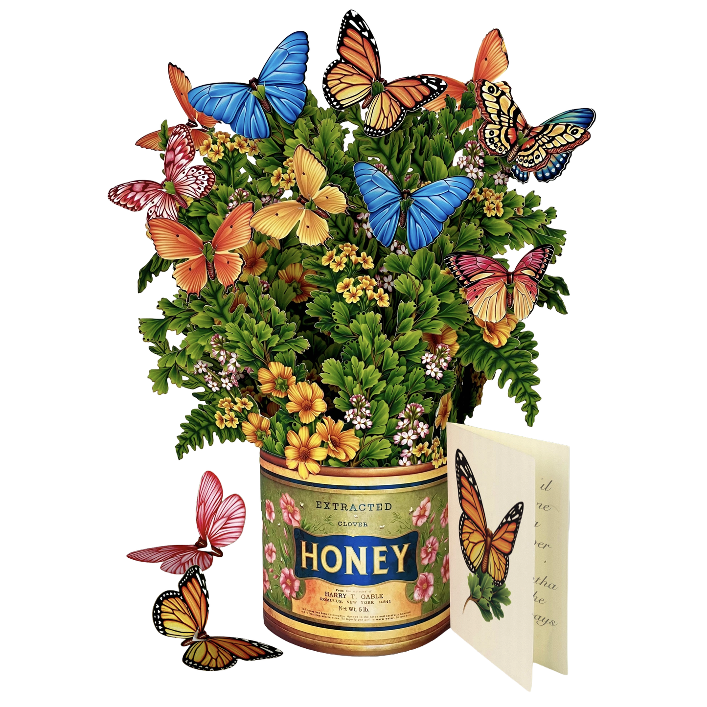 Butterflies & Buttercups Pop-Up Greeting Card