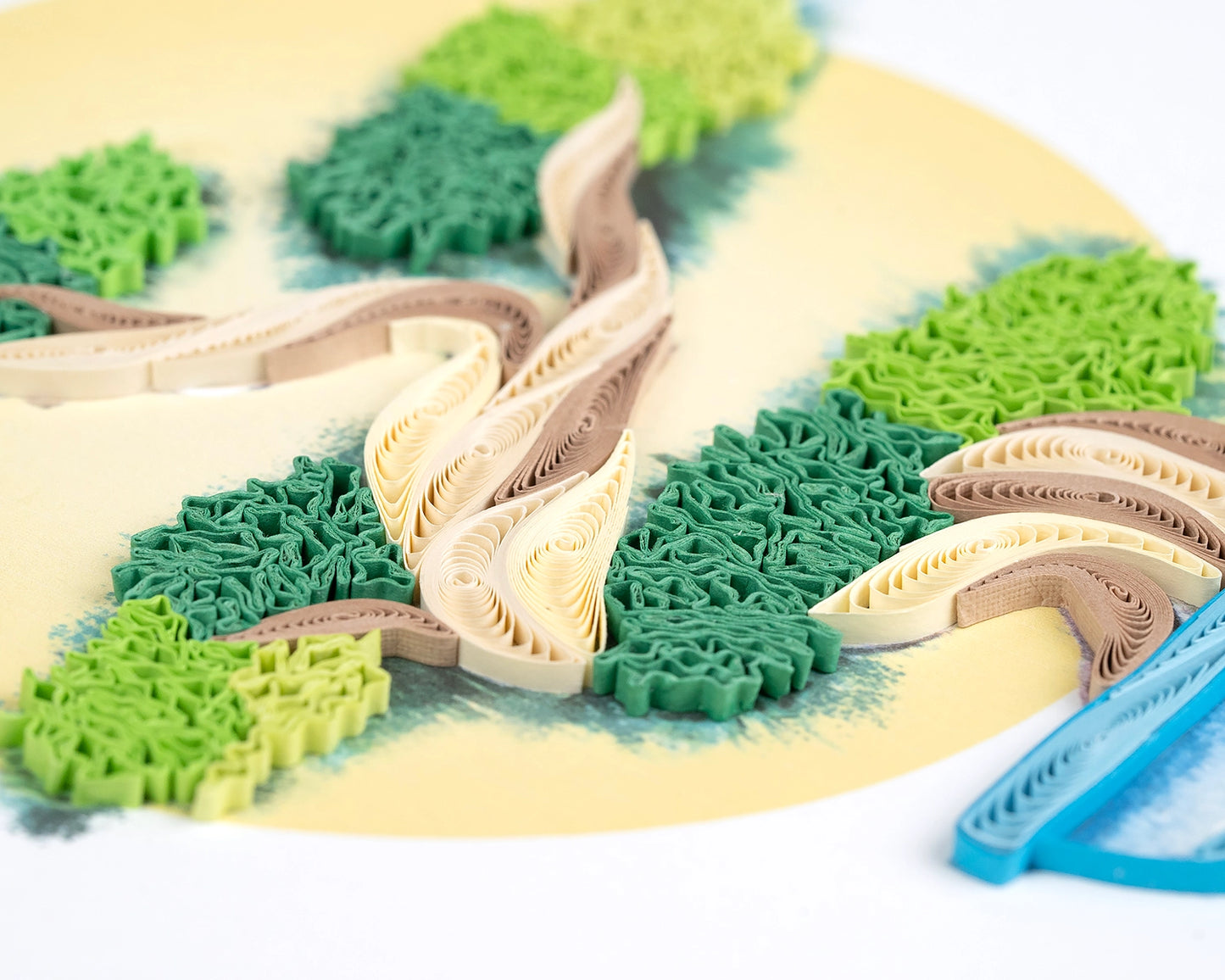 Bonsai Tree Quilled Greeting Card