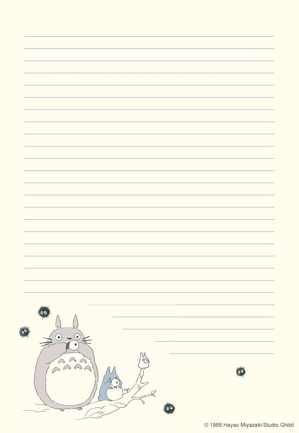 Studio Ghibli My Neighbor Totoro Stationery Set