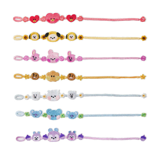 BT21 Embroidery Patch Bracelet