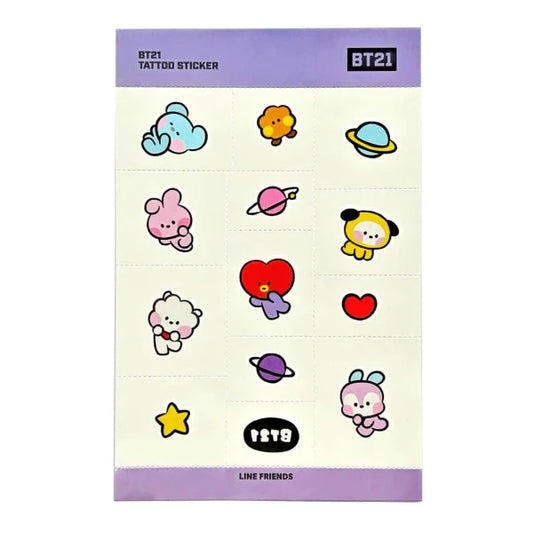 BT21 Tattoo Stickers