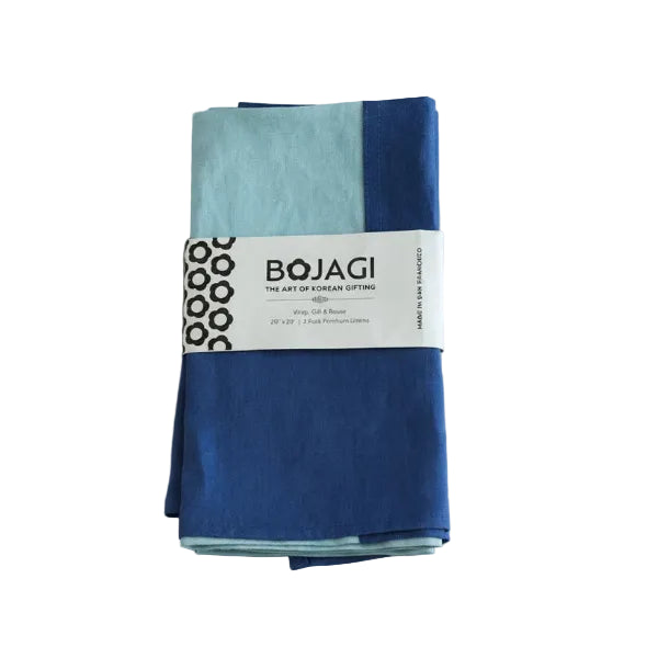 Bojagi Set of 2 Blue