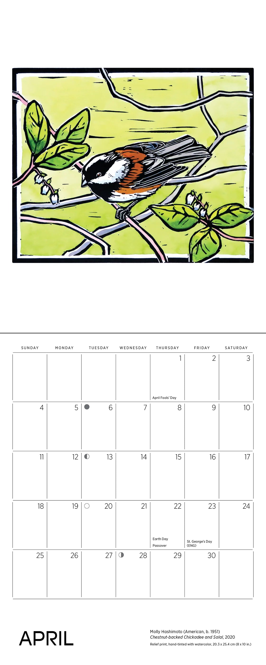 Molly Hashimoto Wildlife 2027 Mini Wall Calendar