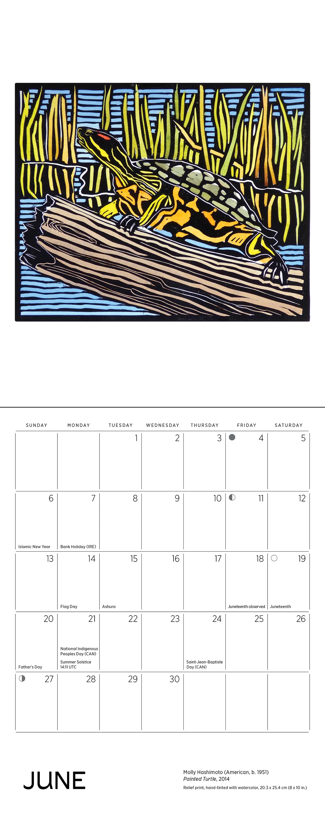 Molly Hashimoto Wildlife 2027 Mini Wall Calendar