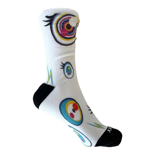 Takashi Murakami Jellyfish Eyes Socks – Cha May Ching Museum Boutique