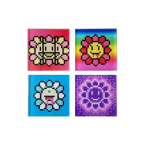 Murakami Pixel Flower Magnet