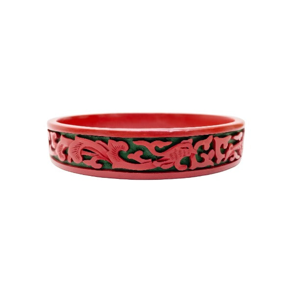 Vintage Cinnabar Bangle