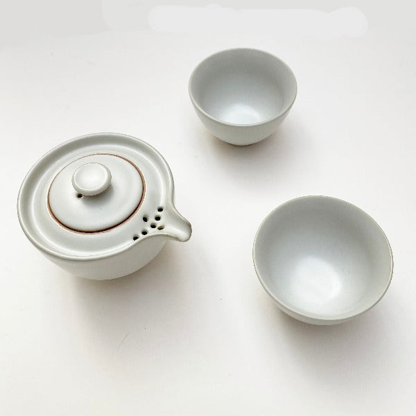 Traveling Tea Set for 2