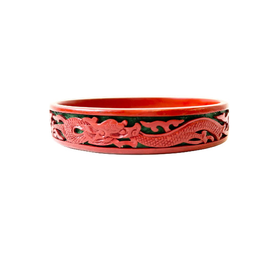 Vintage Cinnabar Bangle