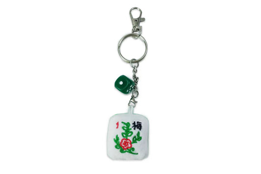 Mahjong Tile Plush Keychain