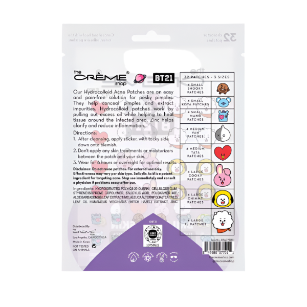 BT21 Acne Patches