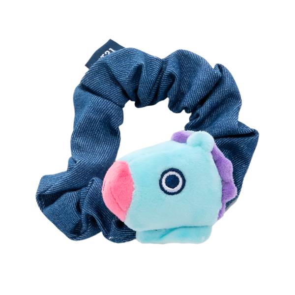 BT21 Denim Scrunchie