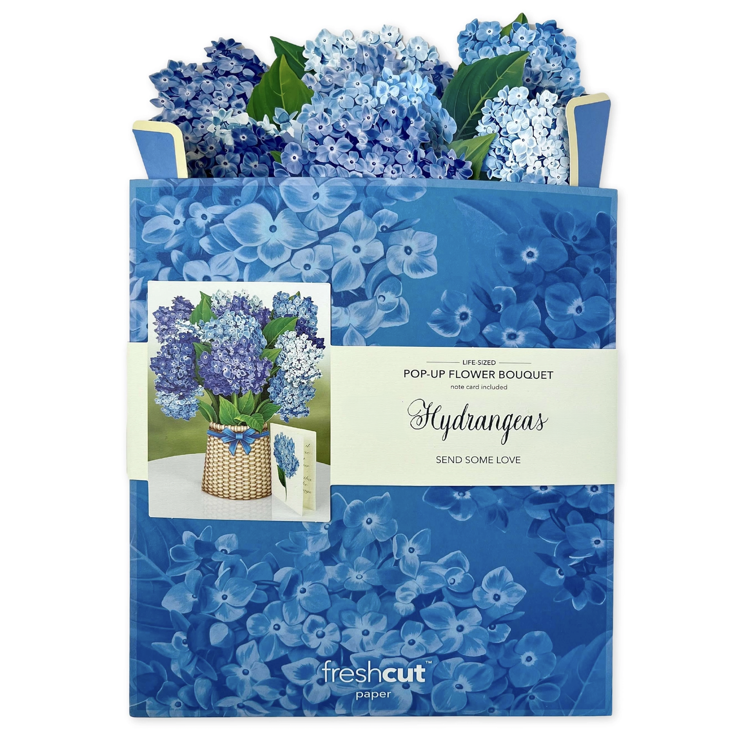 Hydrangeas Pop-Up Greeting Card