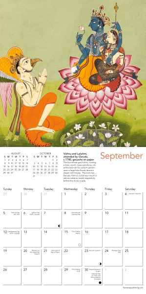 Indian Art 2027 Mini Wall Calendar