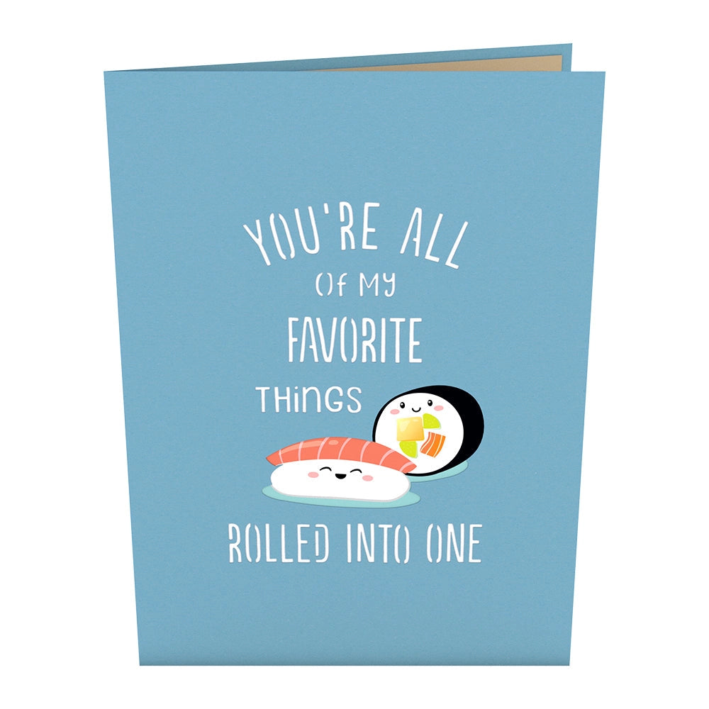Sushi Pop-Up Card