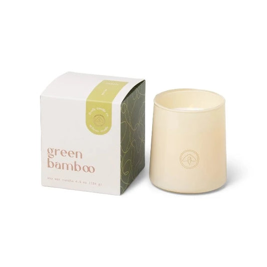 Green Bamboo Candle