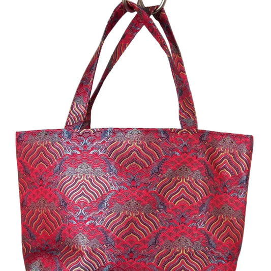 Imperial Silk Damask Tote
