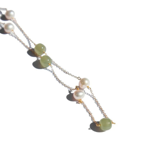 Jade & Pearl Necklace