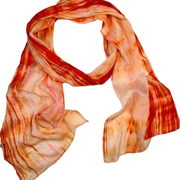 Narrow Watercolor Scarf