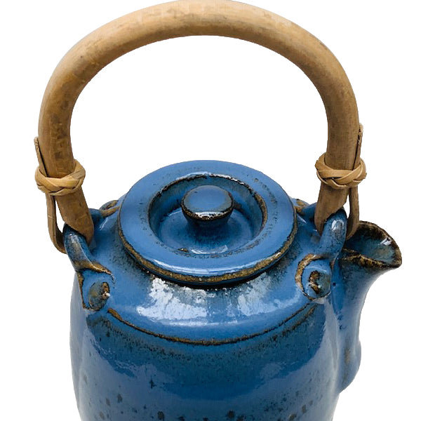 Tall Blue Teapot