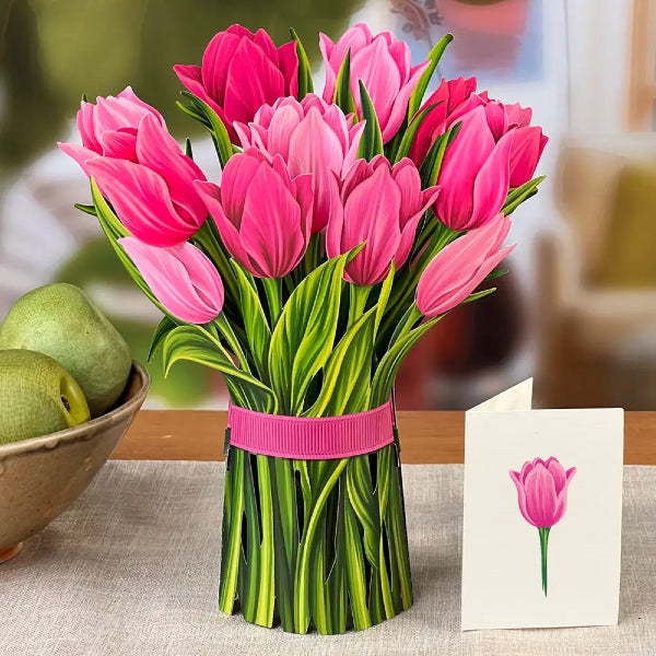 Pop-Up Pink Tulips